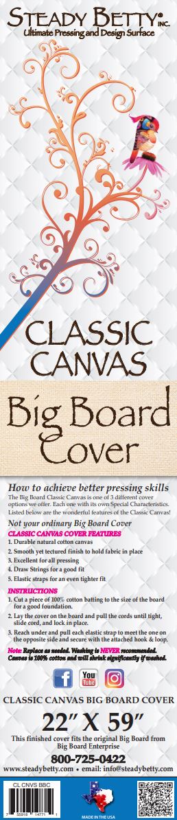 Classic Canvas Big Board Cover