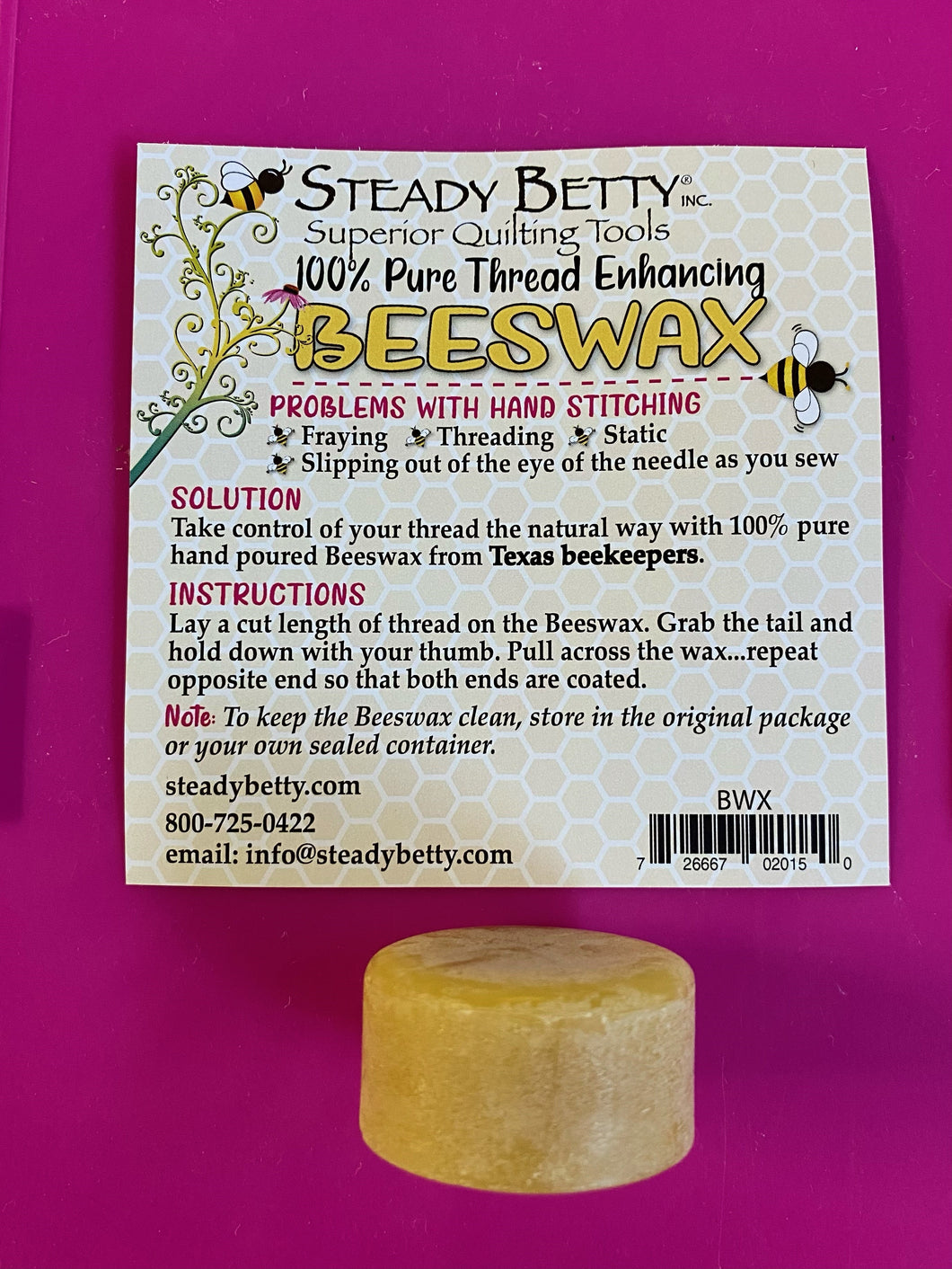 Thread Enhancing Beeswax