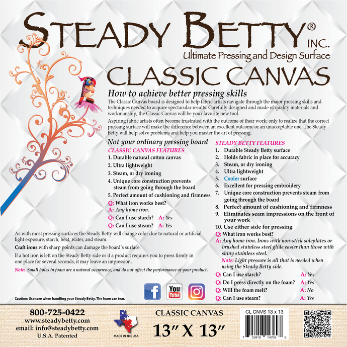 Steady Betty Classic Canvas