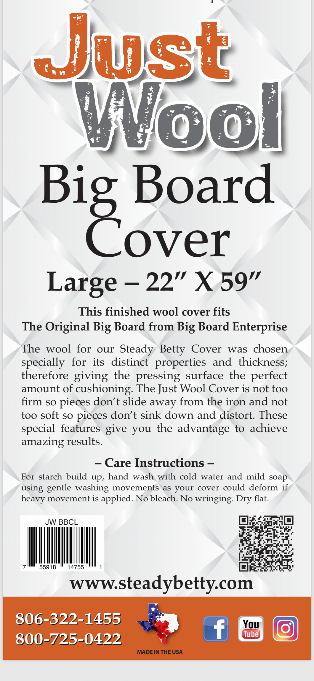 Wooly Big Board Cover – The Steady Betty